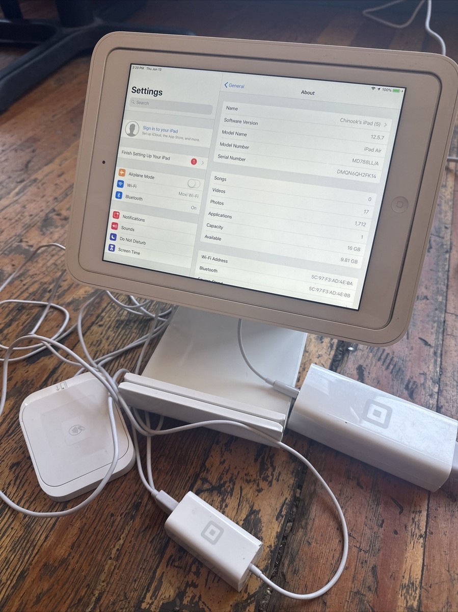 Square Stand POS Kit with 9.7 Inch iPad Air | eBay