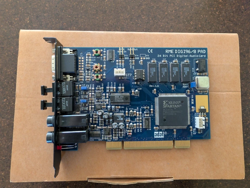 Digi 96/8 pad 24bit/192kHz PCI Soundcard with AES & XLR Breakout Connector - Image 3 of 3