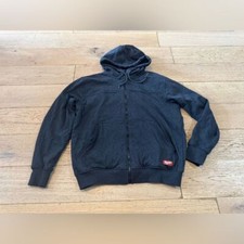 Milwaukee Charcoal Full Zip Hoodie Jacket Men's Sz Medium