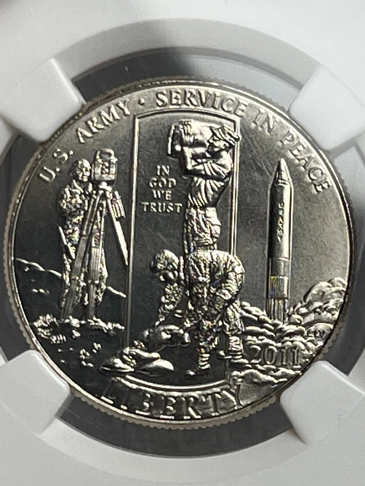 2011 Denver U.S. Army 50 C Early Releases NGC MS 69 - Image 2 of 4