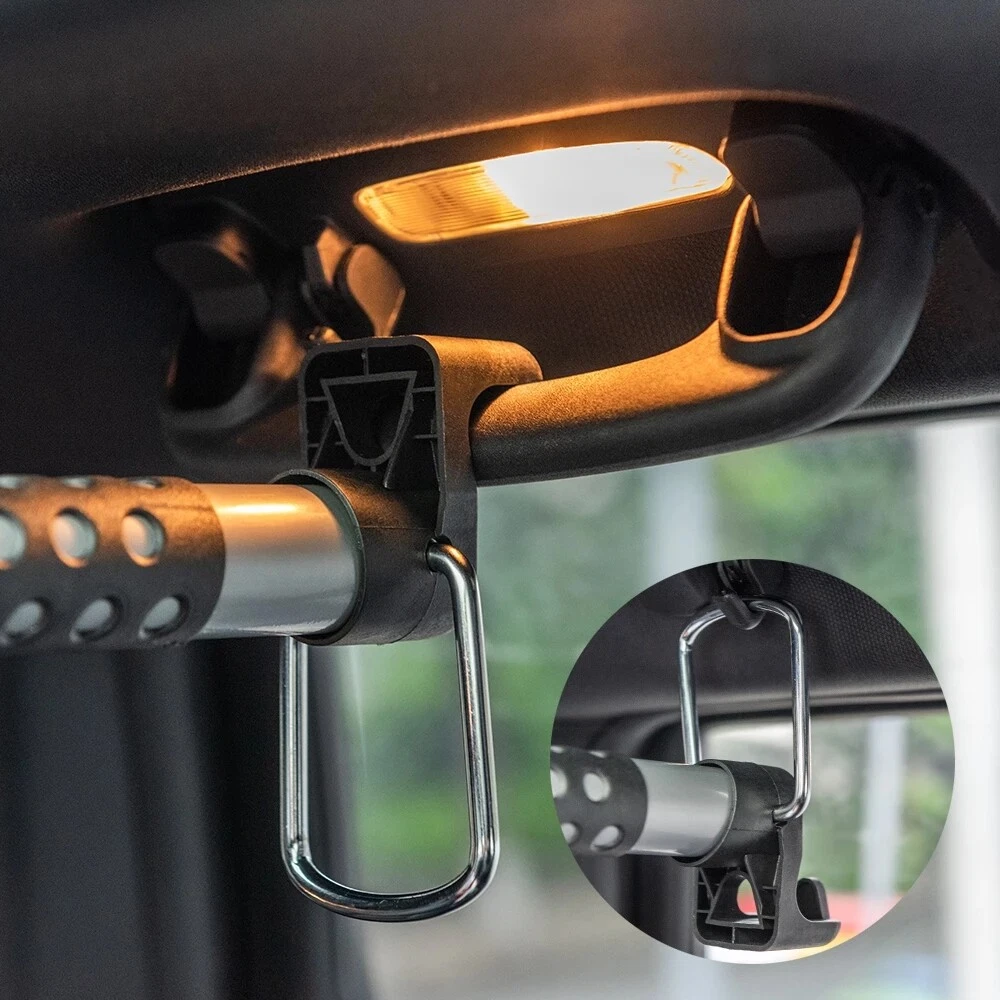 Telescopic Car Clothes Hanger Rod Anti Slip Clothing Rod Bar