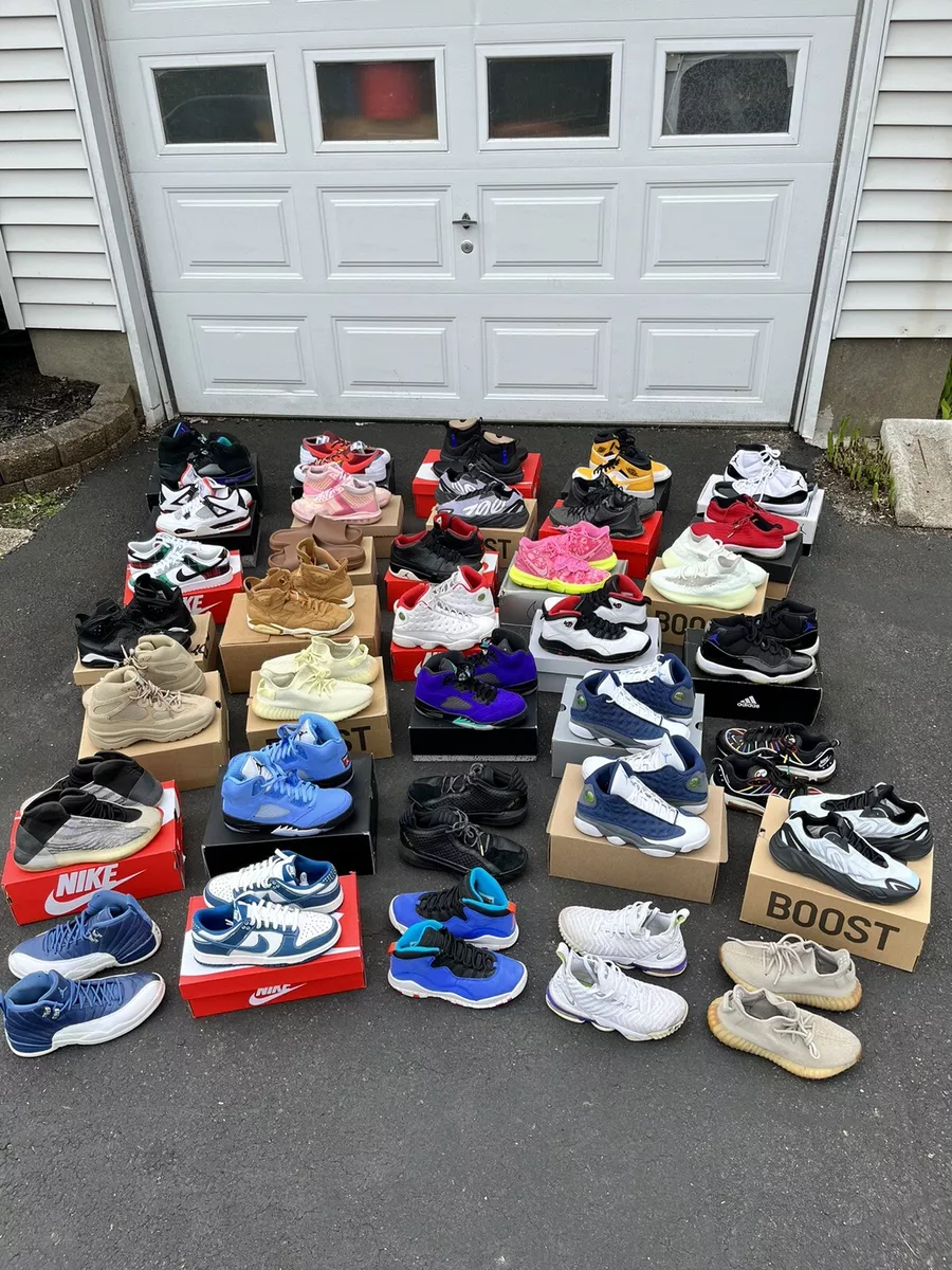 Oefenen marathon kalf Huge Shoe Collection Size Range From 5-14 Jordan x Nike x Yeezy | eBay