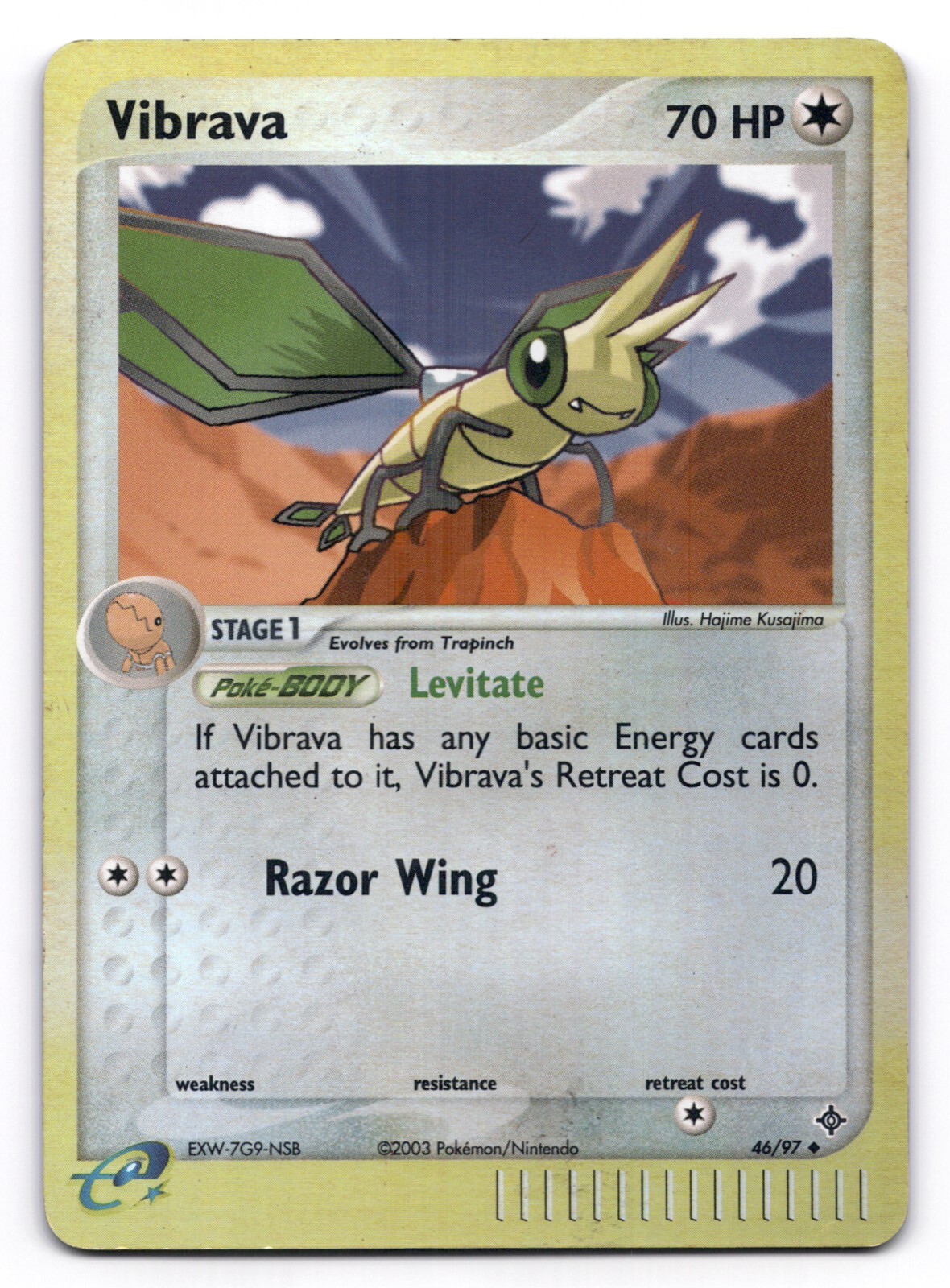 Vibrava LP Dragon 46/97 Pokemon TCG Reverse Holo