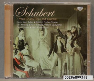 CD. Schubert. Vocal Duets, Trios & Quartets                      