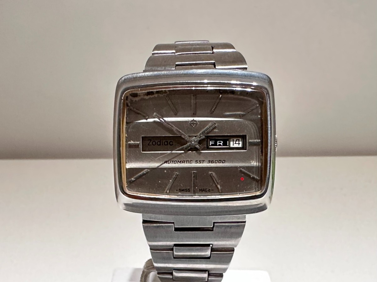 VINTAGE RARE BIG 39mm TV MODEL MENS SWISS AUTOMATIC WATCH 