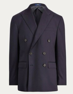 polo double breasted blazer