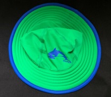 Hanna Andersson Green  Blue Brimmed Sun Hat- Size - 0 - 3 Months New With Tag 