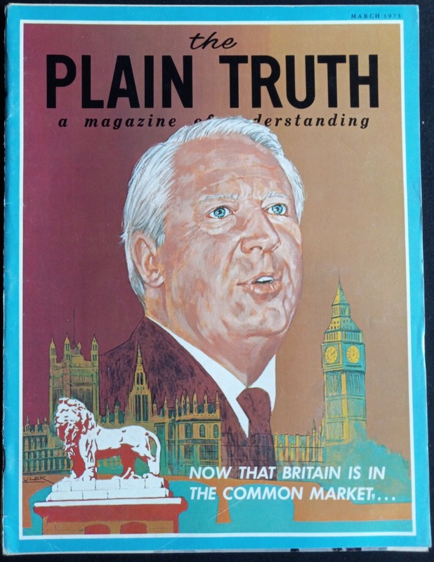 Vintage PLAIN TRUTH March 1973 Vol. XXXVIII No. 3 A MAGAZINE OF UNDERSTANDING