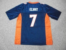 JOHN ELWAY Unsigned Custom Denver Sewn Football Jersey Sizes S-3XL All Colors