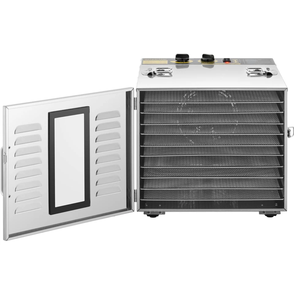 Essiccatore Per Alimenti Professionale Disidratatore Alimentare Frutta 1.000 W - Immagine 3 di 4