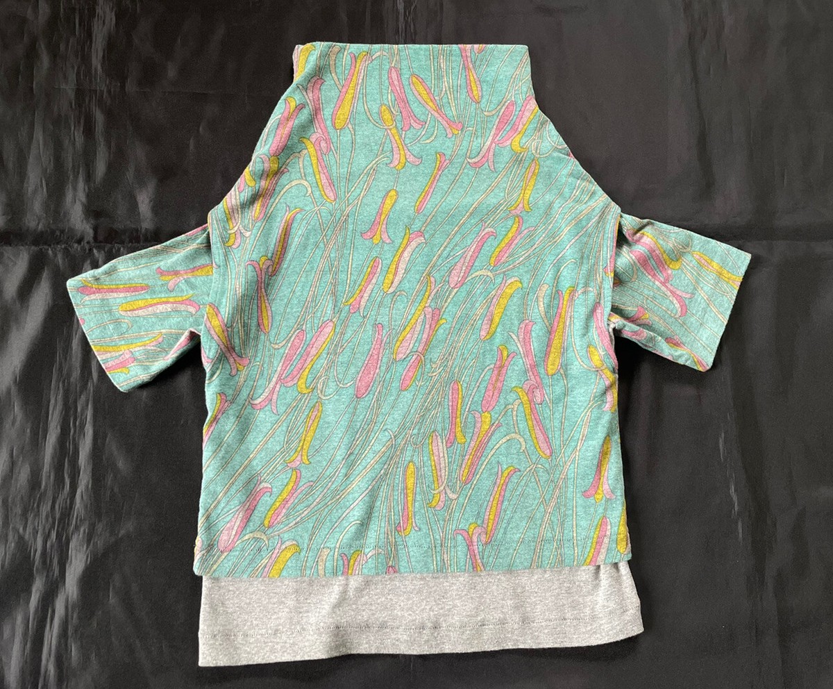 Vintage AD1996 90s Archive Comme Des Garcons women`s Layered Tops