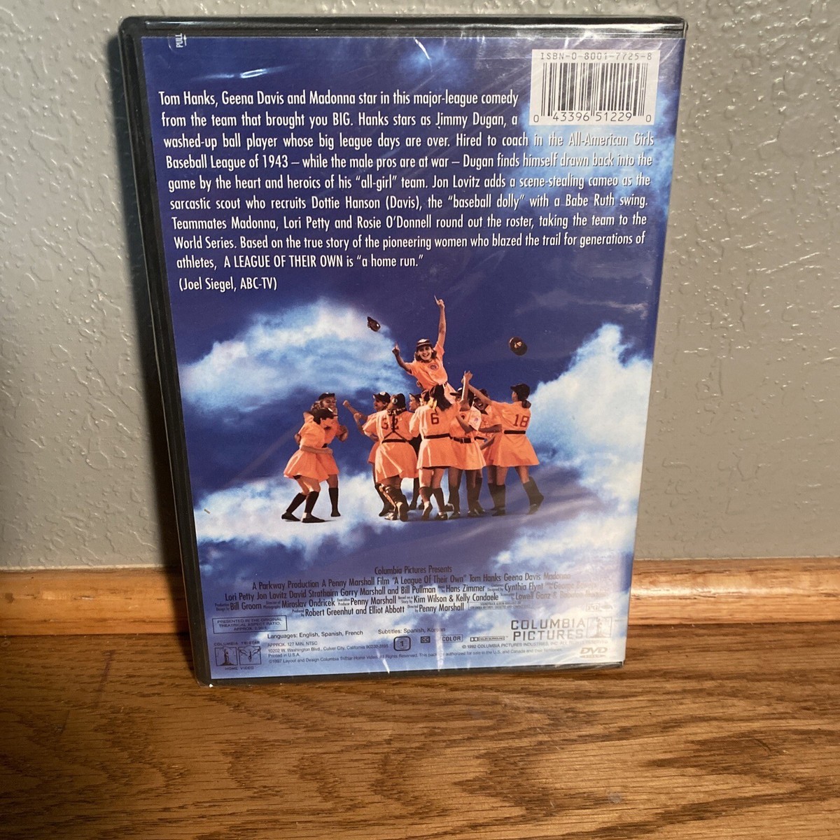A League of Their Own DVD Tom Hanks No Cry Baseball Movie Geena