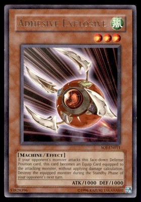 Yu-Gi-Oh! Adhesive Explosive #SOI-EN011 Light Play