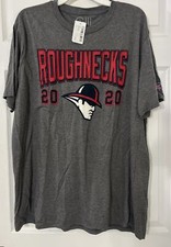 Houston Roughnecks XFL UFL Football 2020 Championship T-Shirt, Gray, Size XXL 2X