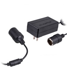 Wall AC 100-240V To DC 12V Car Cigarette Lighter Socket Adapter Power Converter