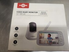 5.5" Baby Monitor 1080P Split Screen Baby Video Monitor with Camera and Audio