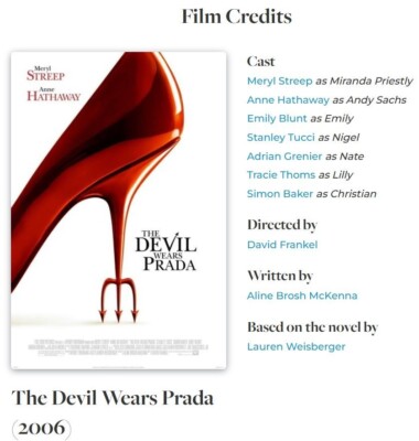 The Devil Wears Prada (DVD,2006)Anne Hathaway,Meryl Streep,Emily