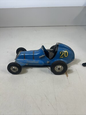 Vintage Ray Cox Thimble Drome Champion Tether Car Blue #20 No Engine