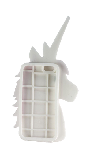 Magical Unicorn Silicone Case for iPhone 6/6s, White/Pink - Picture 2 of 10