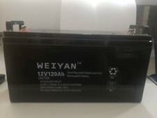 batteria 12 vl 100 120 ah per kit fotovoltaico pannello solare camper accumulo