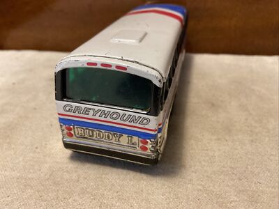 Vintage 1979 Tin Buddy L Greyhound Bus Americruiser 4950 Made in