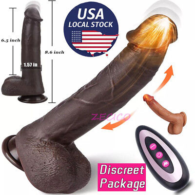 thrusting realistic dildos Realistic Thrusting Dildo Vibrator with Remote Control 10 Telescopic &  Vibration Modes Liquid Silicone for Ultimate Pleasure| Alibaba.com main image 1