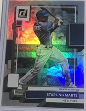 2022 Donruss Baseball Career Stat Line Starling Marte #206-45/47 New York Mets