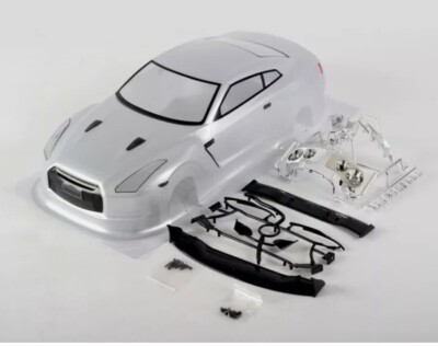 1:10 RC OnRoad Car Painted PVC Body Shell with Tail Wing & Light