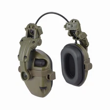 Active Helmet Mounted Earmuffs for Shooting Electronic Hearing Protection