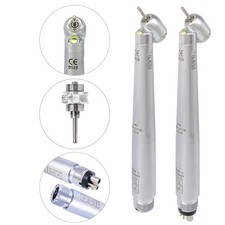 Dental LED High Speed Handpiece 45 Degree Surgical Sirona T3 Style 2/4 Holes