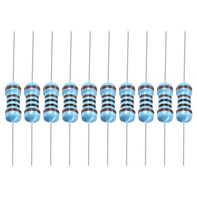 100PC Metal Film Resistors,1K Ohm Resistor for DIY Electronic Projects-8.5mm±1mm