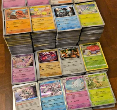 🇫🇷Carte Pokémon Française NEUF Lot de 100 sans double Rare/Brillant + surpris - Photo 1/3
