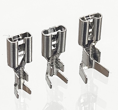 4,8 Kabelschuhe Flachstecker Steckhülsen Crimp Bastler Stecker Werkstatt 1-4mm²