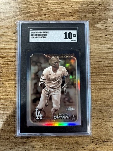 2024 Topps Chrome - Shohei Ohtani #1 Sepia Refractor SGC 10