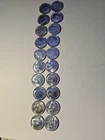20 X 1966 Kennedy Half Dollar 40% Silver Full Roll 3 Oz Total