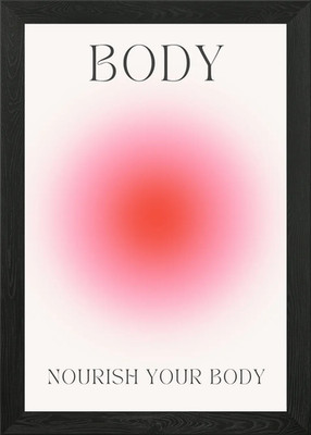 Nourish Your Body Gerahmtes Wandbild Poster Leinwanddruck Bild