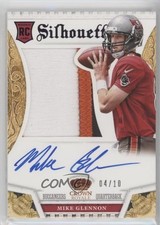 2013 Panini Crown Royale Silhouettes Purple 4/10 Mike Glennon #228 Auto 4r3