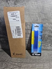 Pilot FriXion Ball Erasable Gel Ink Refills BLUE Fine Point 6 Packs Of 3