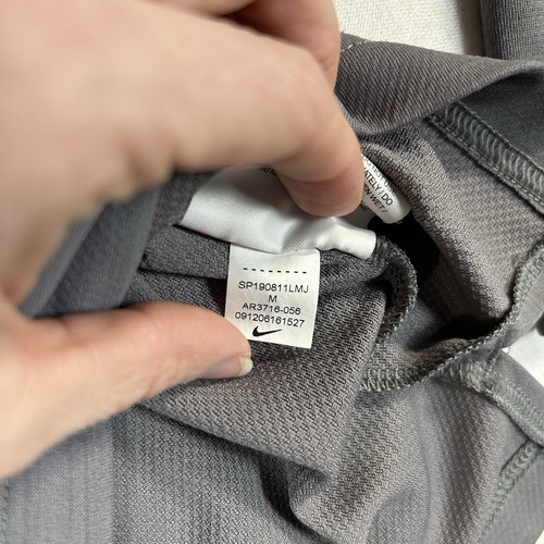Nike grau Superset Langarm 1/4 Reißverschluss Herren M Training Top AR3716-056 Laufen - Bild 7 von 11