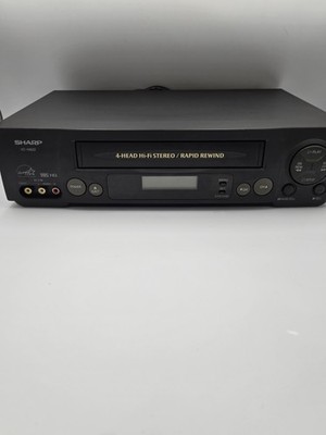 Sharp VCR VC-H822U Video Casette Recorder 4-Head Tested No Remote Original Box
