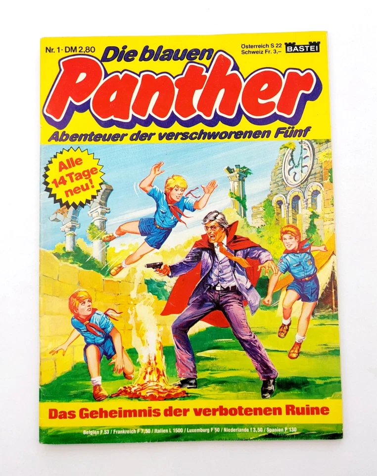 Bastei Abenteuer Comic - Die blauen Panther Nr. 1 / Z2 - Bild 1 von 4