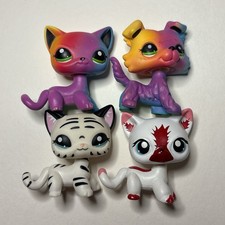 Littlest Pet Shop LPS rainbow Lot of customs mystery pets collie shorthair cat