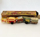 1950’s MARX ROY ROGERS STAGE COACH WAGON TRAIN TIN WIND UP TOY 14" WORKS!!