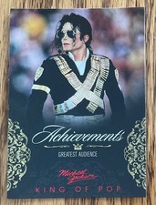2011 MICHAEL JACKSON PANINI KING OF POP ACHIEVEMENTS CARD #132