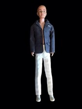 Vintage 1960s Ken Doll with Blonde Flocked Hair And Outfit