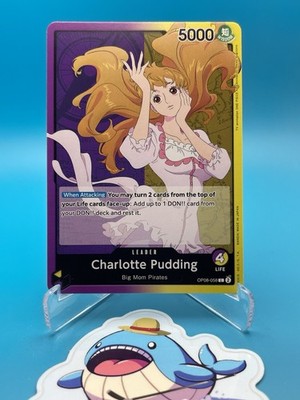 One Piece TCG OP08 Two Legends - Charlotte Pudding 058 Leader Eng - NM