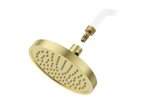 Pfister 7” Round Showerhead w Quick Connect-Brushed Gold Finish- 1.75 GPM- NEW