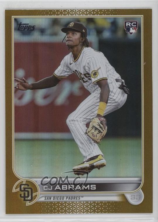 2022 Topps Update Gold Foil CJ Abrams #US34 12jg