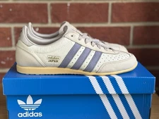 Adidas Japan Cream Silver Violet Size 10 Womens New Sneakers NIB Retro Shoes
