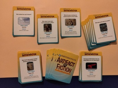 2011 Smithsonian ARTIFACT OR FICTION (you pick) fact cards Free Ship #4